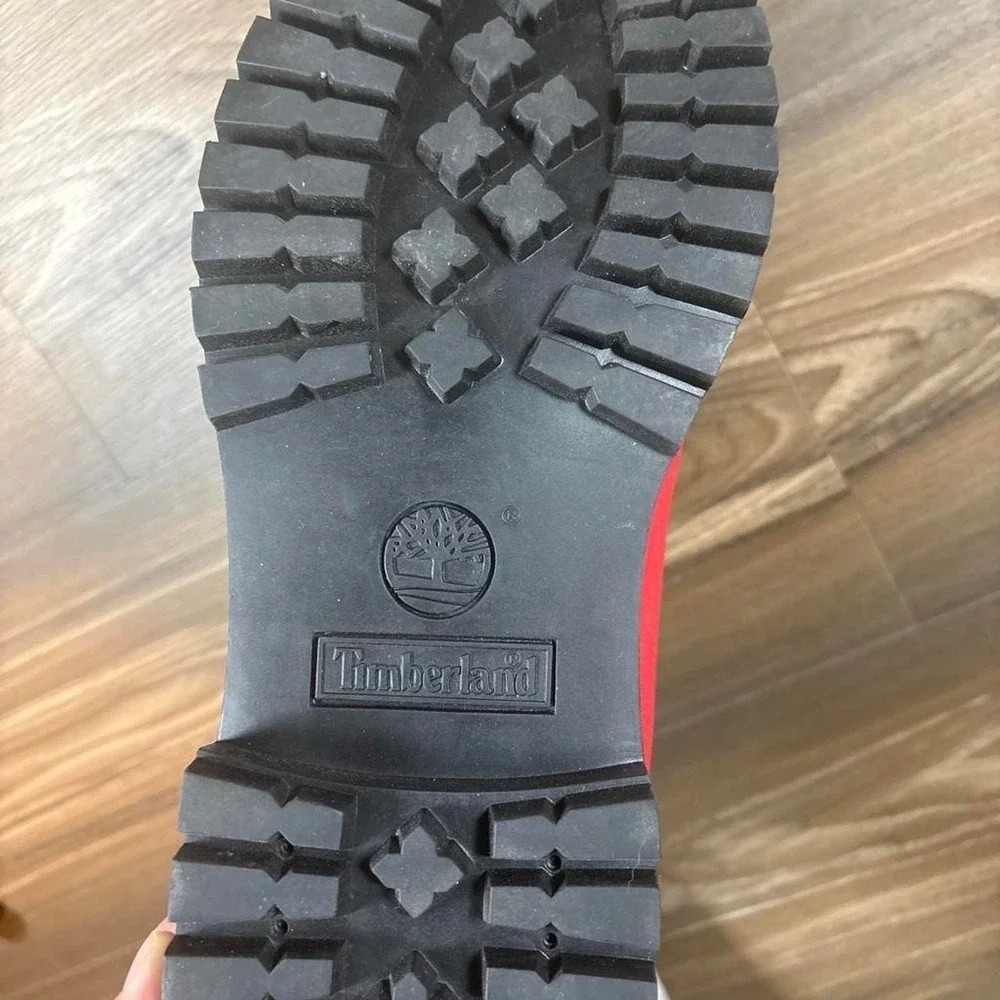 Timberland red boots